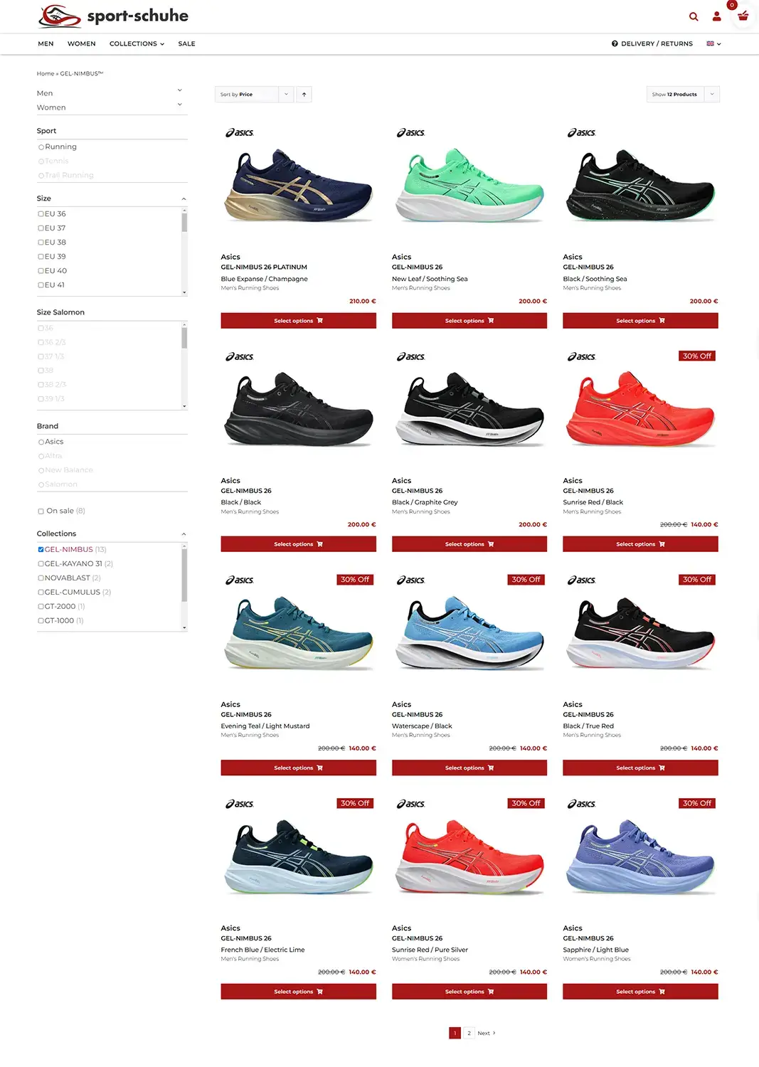 Sport Schuhe Screenshot 2 Sport Schuhe Screenshot 2